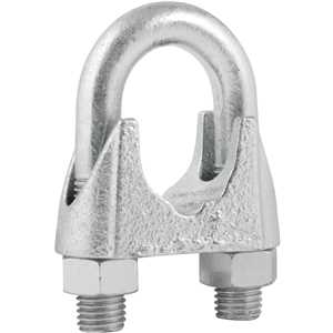 Clips para cabo de aço 1.1/8" - 28,60 mm, pacote com 1 peça, VONDER