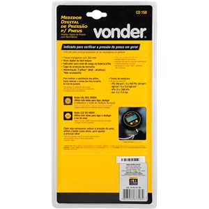 Medidor digital de pressão para pneus CD 150, VONDER