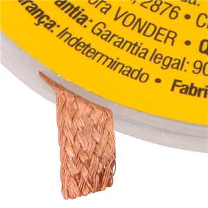 Fita malha dessoldadora 3,0 mm x 1,5 m,VONDER