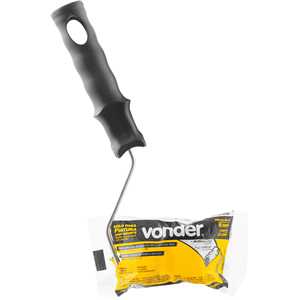 Rolo de lã para pintura, antirrespingo, 5 cm, com suporte, VD 959, VONDER