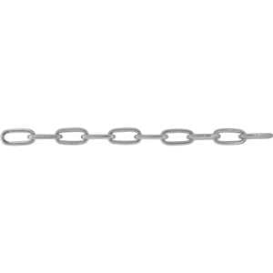 Corrente zincada, com elo longo, 4,0 mm - 5/32", VONDER