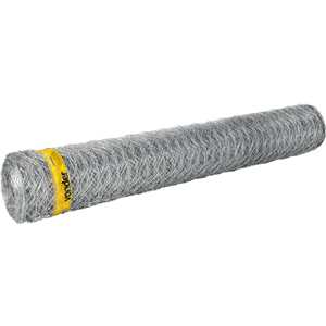 Tela metálica hexagonal, mangueirão, malha 3", 18 BWG x 1,5 m, com 50 m,  VONDER