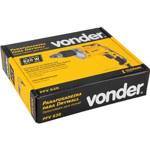 Parafusadeira para drywall 1/4", 620 W, 220 V~ VONDER