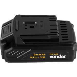 Parafusadeira/furadeira a bateria, 20 V, fonte de carregamento bivolt automática, PFV 238 VONDER