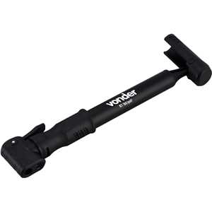 Bomba de ar portátil com bico flexível para bicicleta VONDER