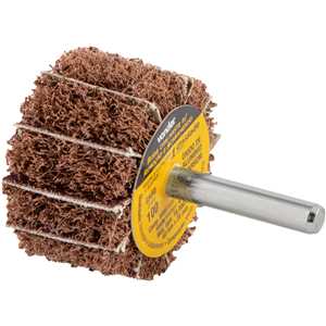 Roda com haste para remoção e acabamento, 40 mm x 25 mm, grão 100, VONDER