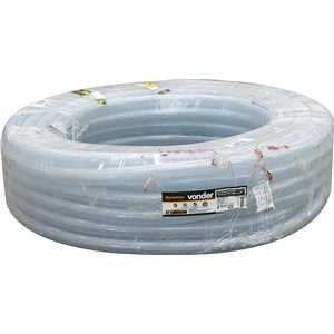 Mangueira PVC cristal trançada, VPT, 250 libras,  1.1/4" VONDER