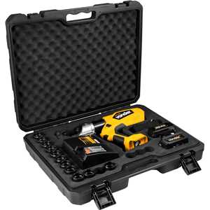 Alicate crimpador hidráulico, a bateria 18 V, ACV 400B, VONDER