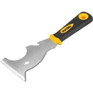 Espátula de aço inox, 3", com cabo emborrachado, multiuso, VONDER