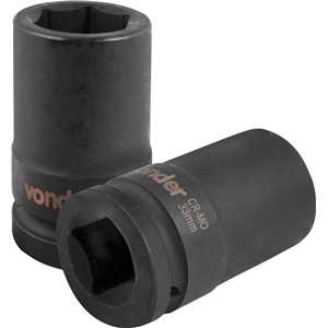 Soquete sextavado longo de impacto, 33 mm, encaixe de 1", VONDER