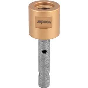 Fresa diamantada reta, 10 mm, VONDER