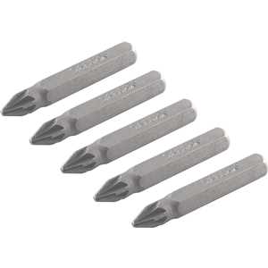 Jogo de bits ponteira pozidrive, com encaixe 1/4", nº 2 x 38 mm, VONDER