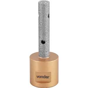 Fresa diamantada reta, 10 mm, VONDER