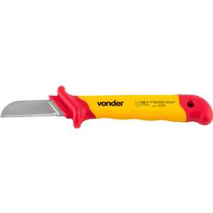 Faca reta para desencapar cabos 7", isolada IEC60900, VONDER