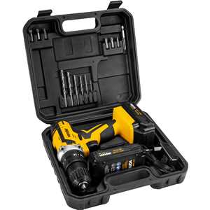 Parafusadeira/furadeira de impacto a bateria, 20 V, fonte de carregamento bivolt automática, com 2 baterias, PFV 238I VONDER