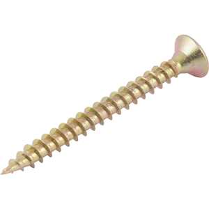 Parafuso madeira chipboard, cabeça chata, fenda cruzada/pozidrive, 6,0 mm x 60,0 mm, VONDER