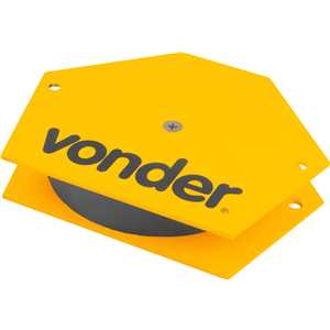 Esquadro magnético hexagonal 30 kgf para soldador, VONDER