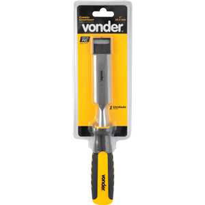 Formão chanfrado reto 1", com cabo em PVC, VONDER