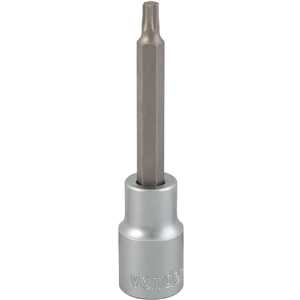 Soquete hexalobular macho longo, encaixe de 1/2", T30, VONDER