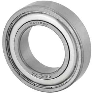 Rolamento rígido de esfera, 6006-ZZ, VONDER