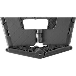 Banqueta plástica dobrável, cinza, altura 220 mm, VONDER