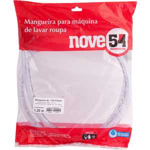 Mangueira de entrada para máquina de lavar  1,20 m NOVE54