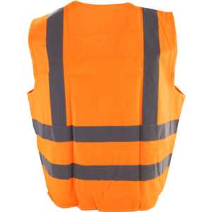 Colete refletivo tipo blusão, com bolso, laranja, CV 107 VONDER