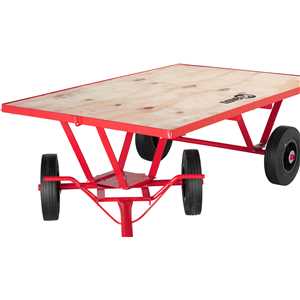 Carrinho plataforma de compensado, 250 kgf, desmontado, NOVE54