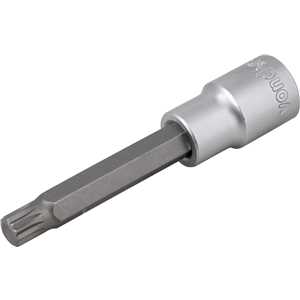 Soquete multidentado, longo, com encaixe de 1/2", M10, VONDER