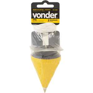 Prumo de centro de plástico, 300 g, VONDER