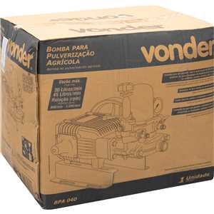 Bomba para pulverização agrícola, BPA 040, VONDER