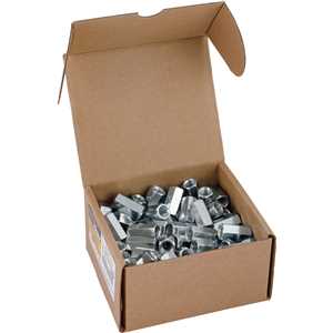 Prolongador para barra roscada 3/8" x 1", rosca UNC zincado, VONDER