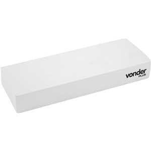 Pedra para afiar, 6", retangular, G2.000, VONDER PLUS