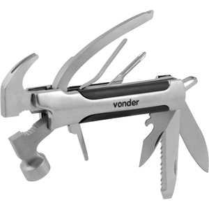 Canivete multiuso, em aço inox, CMV 1200, VONDER
