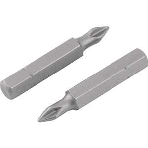 Bits/ponteira phillips S2, encaixe 1/4", nº 2, 1/4" x 38 mm, com 2 peças, VONDER