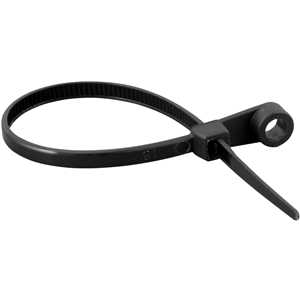 Abraçadeira de nylon para parafusos, preta, 150 mm x 3,6 mm, VONDER