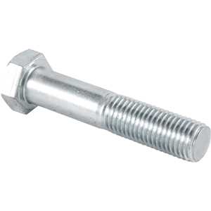 Parafuso sextavado zincado 1" x 4.1/2", UNC, rosca parcial, VONDER