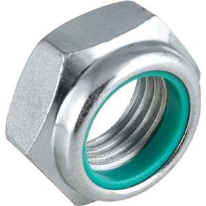 Porca autotravante sextavada, 1.1/2", UNC, baixa, zincada, VONDER