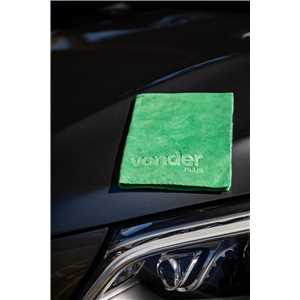 Toalha de microfibra, 40 cm x 60 cm, 400 g/m² (gsm), verde, VONDER PLUS
