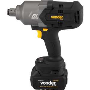Chave de impacto, bateria 20 V, encaixe de 3/4", fonte de carregamento bivolt automático, CIV 234B, VONDER PLUS