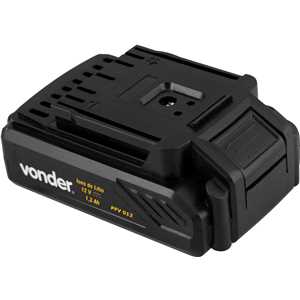 Bateria 12,0 V, íons de lítio, para parafusadeira, furadeira, PFV 012, VONDER