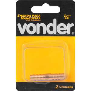 Emenda para mangueira 1/4", VONDER