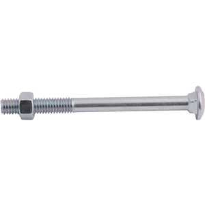 Parafuso francês zincado, 1/2" x 6", com porca, VONDER