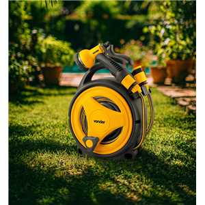 Mangueira com enrolador e esguicho múltiplo VONDER