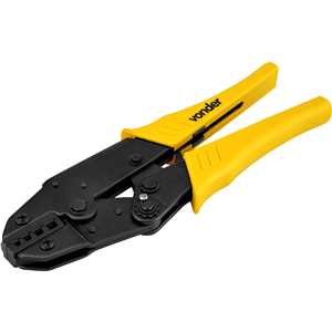 Alicate crimpador para terminais isolados tubulares de 4,0 mm² a 16,0 mm², AC 400, VONDER