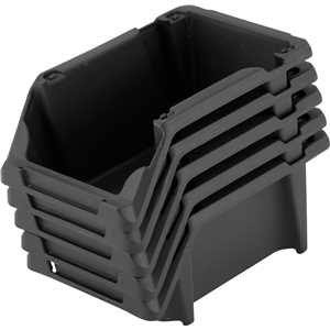Estante metálica, com gaveteiros modelo prático preto, 60/3 VONDER