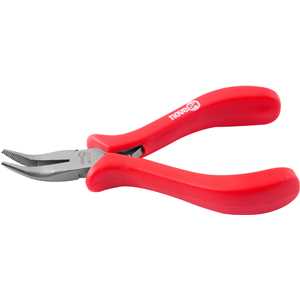Alicate bico meia cana curvo 4.1/2", em aço carbono polido, NOVE54