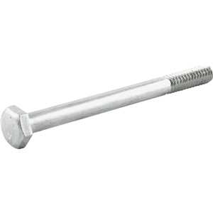 Parafuso sextavado zincado 1/4" x 3", UNC, rosca parcial, VONDER