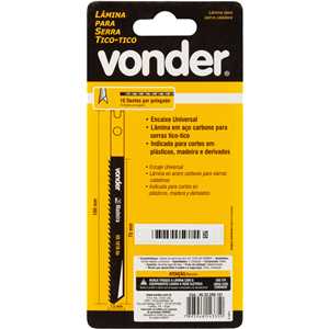 Lâmina de serra tico-tico, VD 101B-M VONDER
