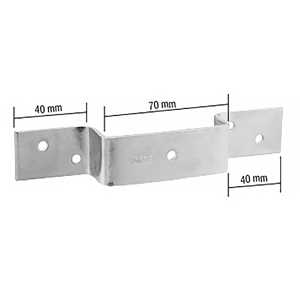 Suporte para tranca, fechado, VONDER